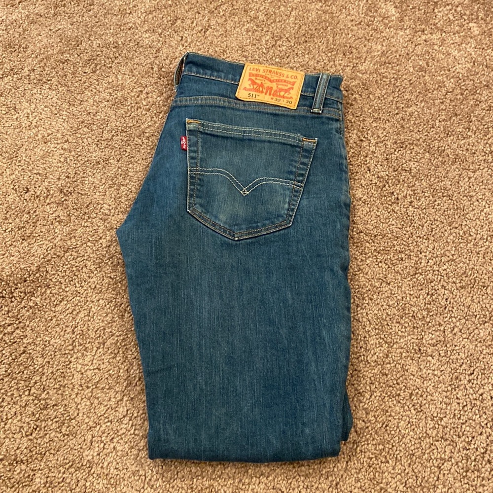 Men’s Levi 511 Jeans - Lightly Worn 32 W, 30 L
